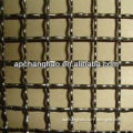 Black steel wire crimped mesh